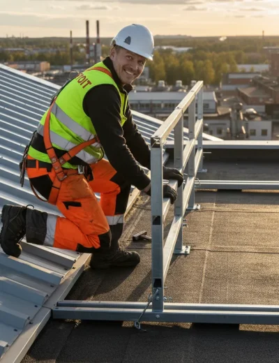 entreprise pour sécuriser les accès du toit